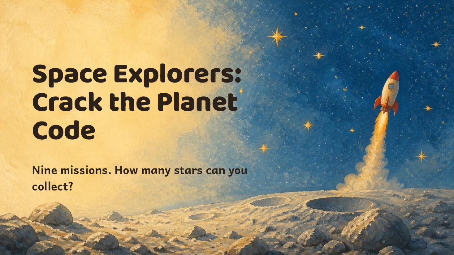 Space Explorers: Crack the Planet Code cover