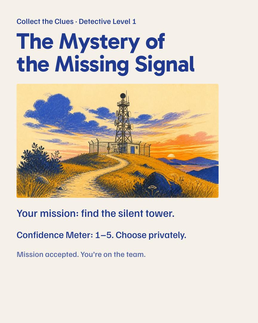 The Mystery of the Missing Signal cover