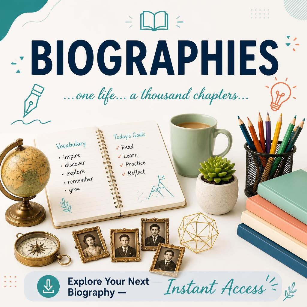 Biographies lessons — One life… a thousand chapters