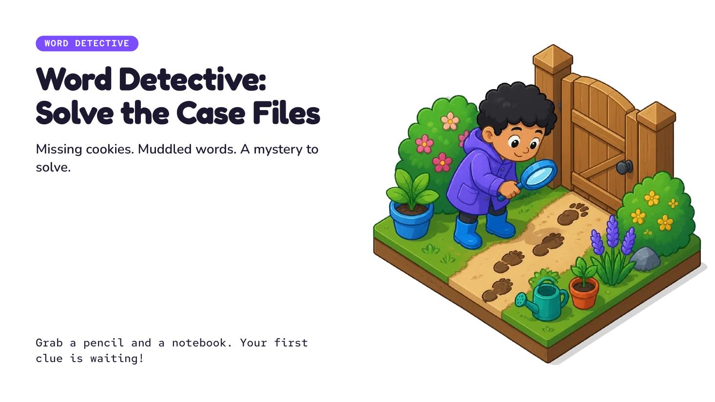 Word Detective: Solve the Case Files cover