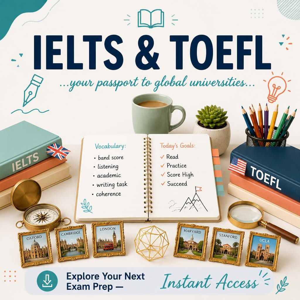 IELTS & TOEFL lessons — Your passport to global universities