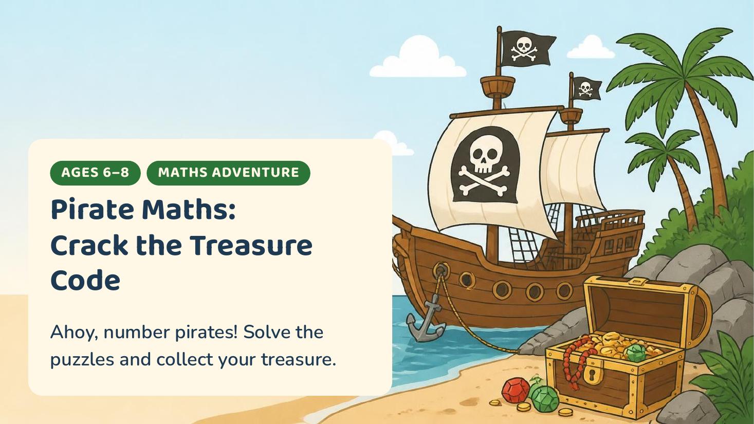 Pirate Maths: Crack the Treasure Code cover